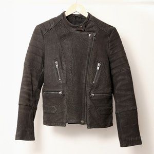 Samsoe & Samsoe Leather Moto Jacket